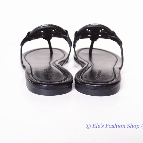 NIB Tory Burch Crystal Embellished Miller Pave Sandal BLACK US 7.5 8 10.5 11 - Picture 15 of 16
